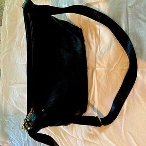 Black leather Talbots bag
